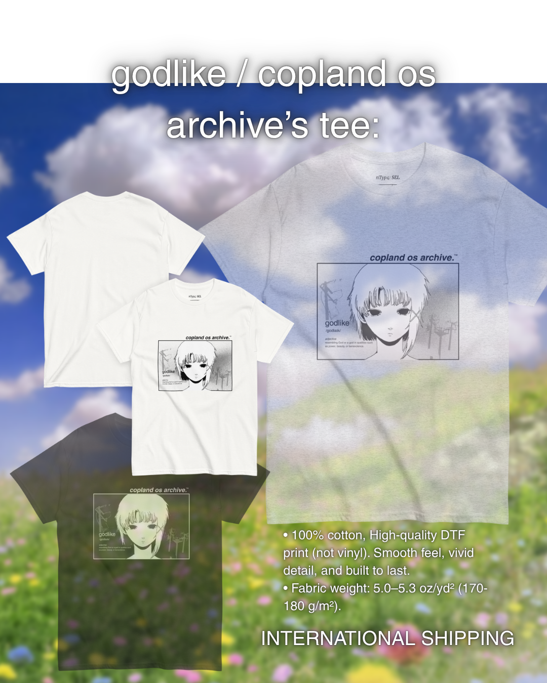 godlike / copland os archive™ (ash/white)