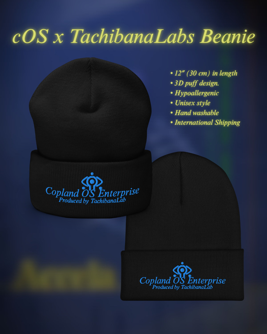 cOS x TachibanaLabs Beanie.