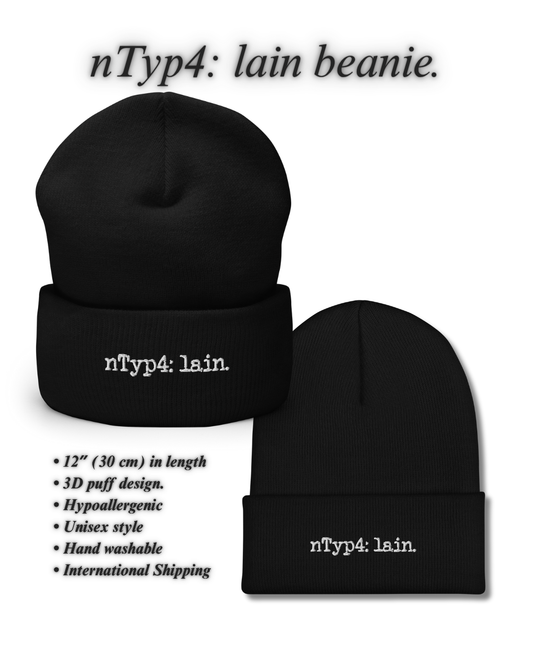 4rchetyp4 Lain Beanie.