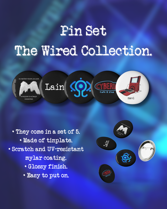 Pin Set 'The Wired Collection'
